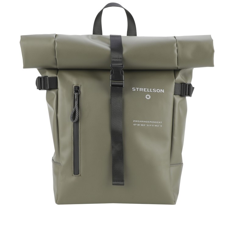 Rucksack Stockwell 2.0 Backpack Eddie MVF Khaki, Farbe: grün/oliv, Marke: Strellson, EAN: 4053533988679, Bild 1 von 7