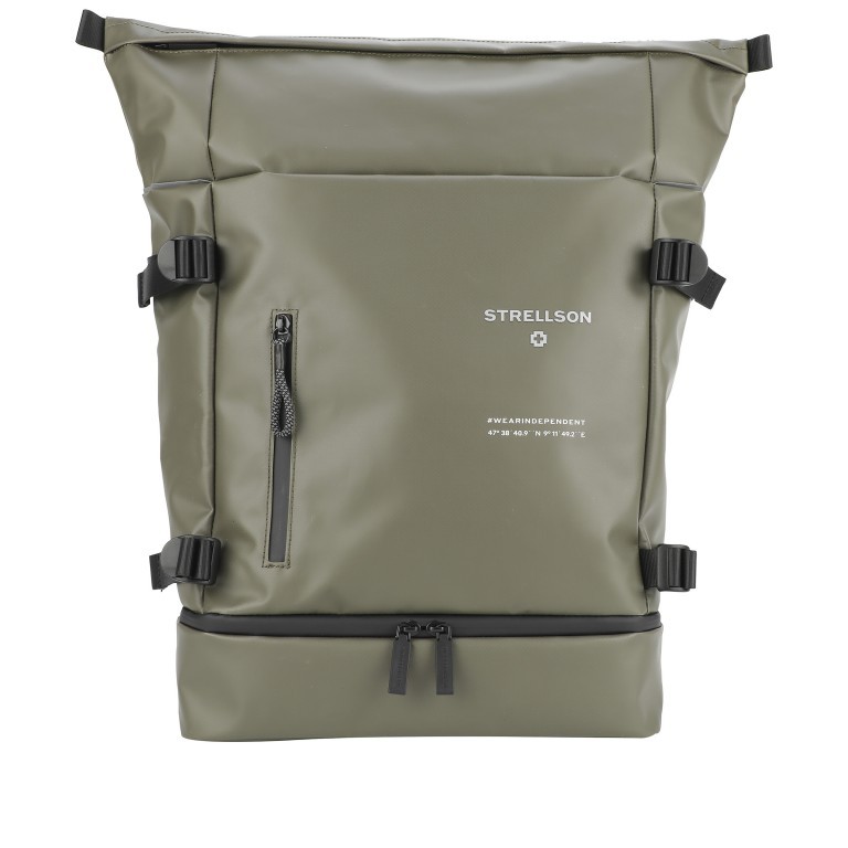 Rucksack Stockwell 2.0 Backpack Sebastian LVZ Khaki, Farbe: grün/oliv, Marke: Strellson, EAN: 4053533988655, Bild 1 von 6
