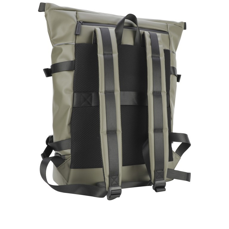 Rucksack Stockwell 2.0 Backpack Sebastian LVZ Khaki, Farbe: grün/oliv, Marke: Strellson, EAN: 4053533988655, Bild 3 von 6