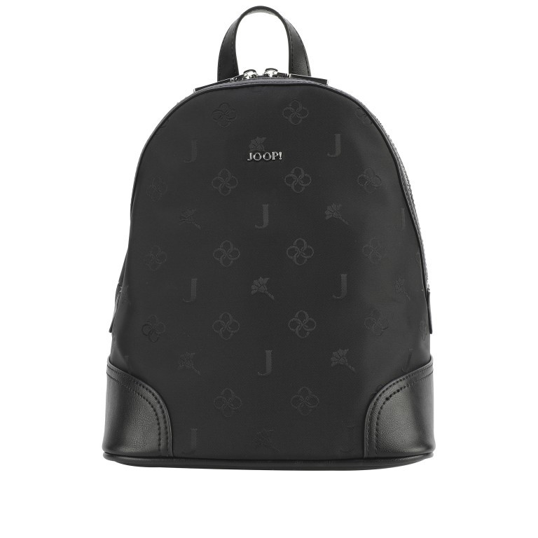 Rucksack Decoro Tessuto Enrica SVZ Black, Farbe: schwarz, Marke: Joop!, EAN: 4048835157823, Abmessungen in cm: 23.5x29x18, Bild 1 von 7