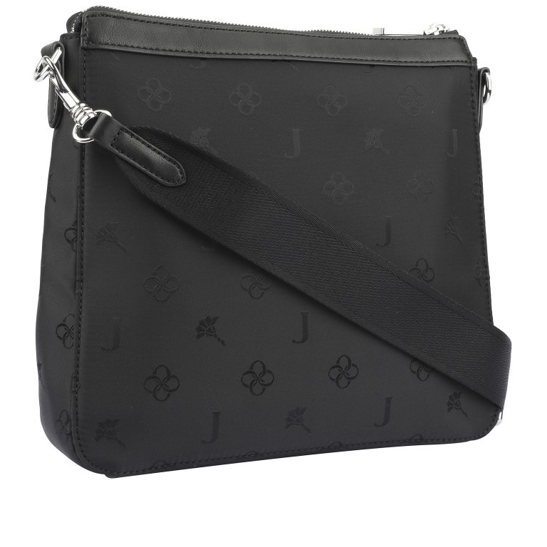 Umhängetasche Decoro Tessuto Jasmina MVZ Black, Farbe: schwarz, Marke: Joop!, EAN: 4048835161370, Abmessungen in cm: 26.5x25x6, Bild 3 von 7
