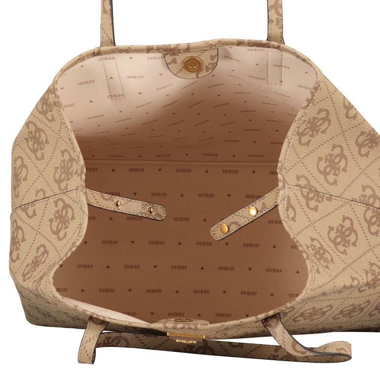 Shopper Vikky 4G-Logo variabel in der Form Latte, Farbe: cognac, Marke: Guess, EAN: 0190231761921, Abmessungen in cm: 39x31.5x17.5, Bild 8 von 9