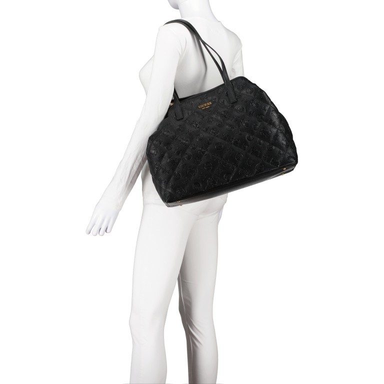Tasche Vikky variabel in der Form Black, Farbe: schwarz, Marke: Guess, EAN: 0190231763635, Abmessungen in cm: 39x33x17, Bild 5 von 9