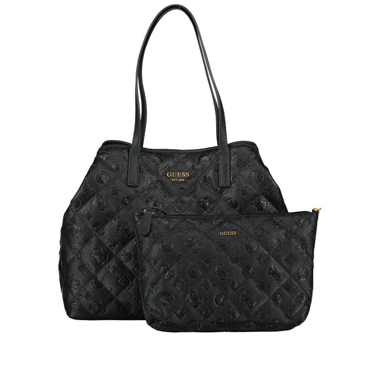 Tasche Vikky variabel in der Form Black, Farbe: schwarz, Marke: Guess, EAN: 0190231763635, Abmessungen in cm: 39x33x17, Bild 1 von 9