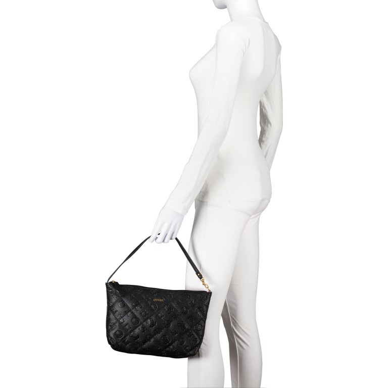 Tasche Vikky variabel in der Form Black, Farbe: schwarz, Marke: Guess, EAN: 0190231763635, Abmessungen in cm: 39x33x17, Bild 6 von 9