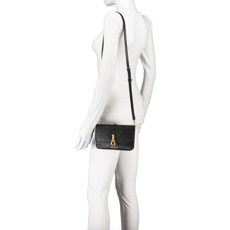 Umhängetasche James Black Logo, Farbe: schwarz, Marke: Guess, EAN: 0190231791423, Abmessungen in cm: 20x12.5x6.5, Bild 4 von 6