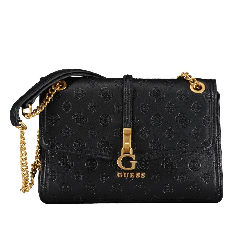 Umhängetasche James Black Logo, Farbe: schwarz, Marke: Guess, EAN: 0190231791188, Abmessungen in cm: 28x20x4.5, Bild 1 von 7