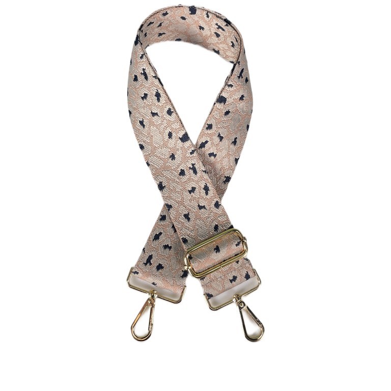 Schulterriemen Leo Goldkarabiner Taupe, Farbe: taupe/khaki, Marke: Hausfelder Manufaktur, Bild 1 von 2