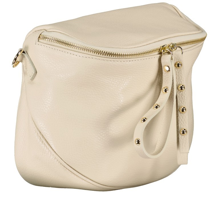 Gürteltasche / Umhängetasche Goldbeschlag Beige, Farbe: beige, Marke: Hausfelder Manufaktur, EAN: 4065646017276, Abmessungen in cm: 22x19x9, Bild 2 von 6