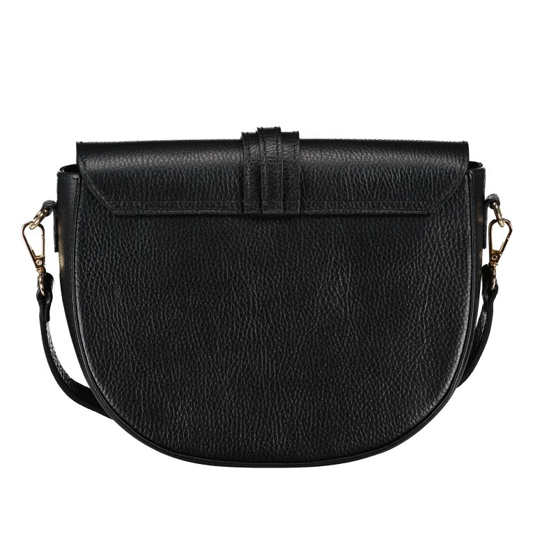 Satteltasche Schwarz, Farbe: schwarz, Marke: Hausfelder Manufaktur, EAN: 4065646017382, Abmessungen in cm: 28x20x7.5, Bild 3 von 8