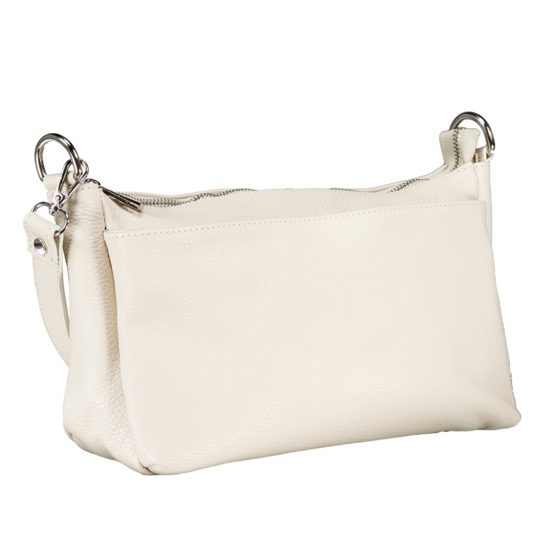 Umhängetasche Beige, Farbe: beige, Marke: Hausfelder Manufaktur, EAN: 4065646017443, Abmessungen in cm: 27x17x11, Bild 2 von 8