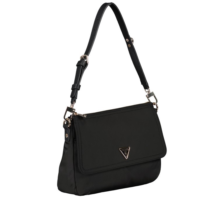 Umhängetasche Eco Gemma Black, Farbe: schwarz, Marke: Guess, EAN: 0190231682103, Abmessungen in cm: 29x18x6, Bild 2 von 6