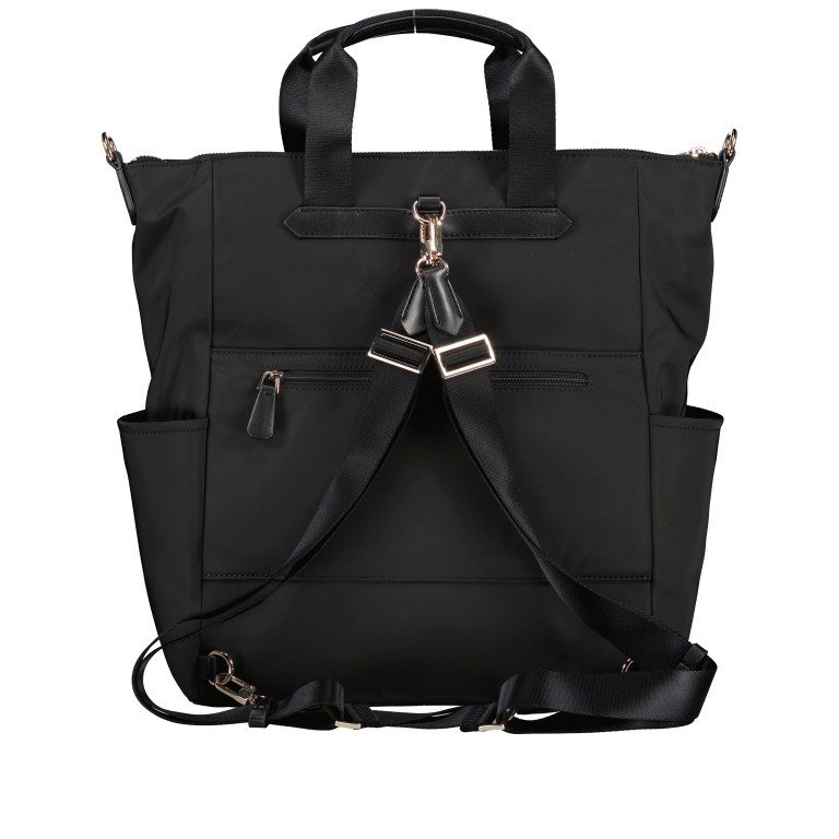 Rucksack / Tasche Eco Gemma Black, Farbe: schwarz, Marke: Guess, EAN: 0190231758778, Abmessungen in cm: 31x37x11.5, Bild 3 von 8