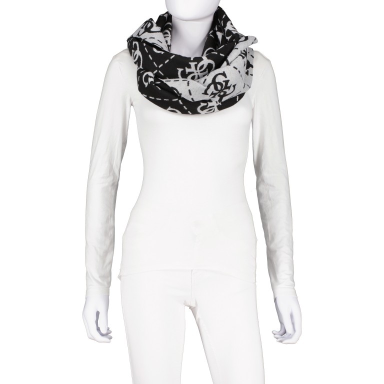 Schal Black Grey, Farbe: grau, Marke: Guess, EAN: 7624926287999, Bild 2 von 3