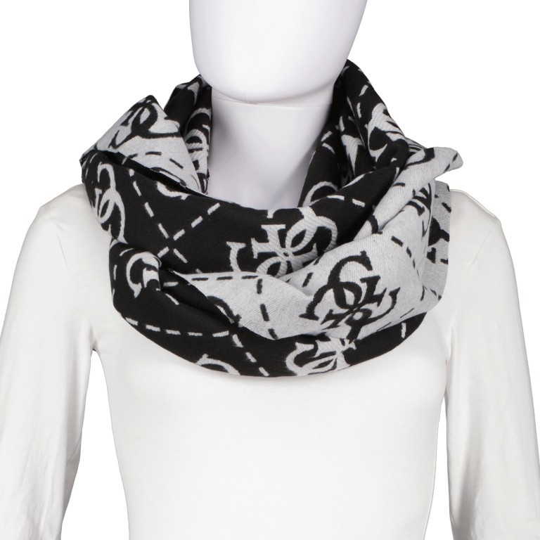 Schal Black Grey, Farbe: grau, Marke: Guess, EAN: 7624926287999, Bild 3 von 3