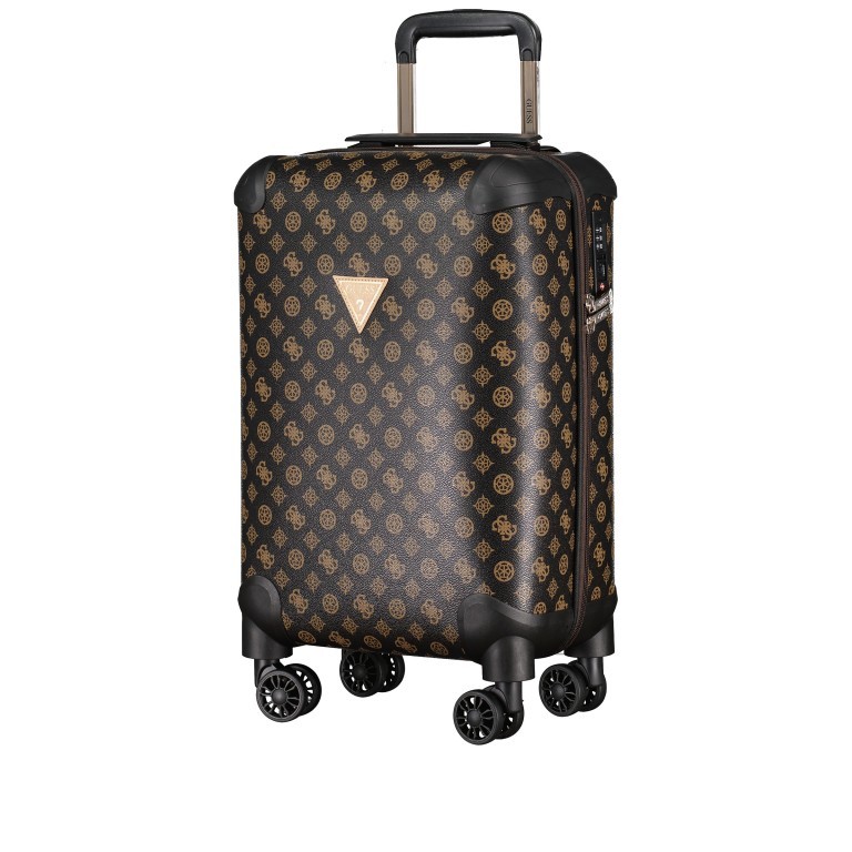 Koffer Wilder Travel 4G-Logo Peony Größe 53 cm Brown, Farbe: braun, Marke: Guess, EAN: 0190231725336, Abmessungen in cm: 31.5x53x22, Bild 2 von 10