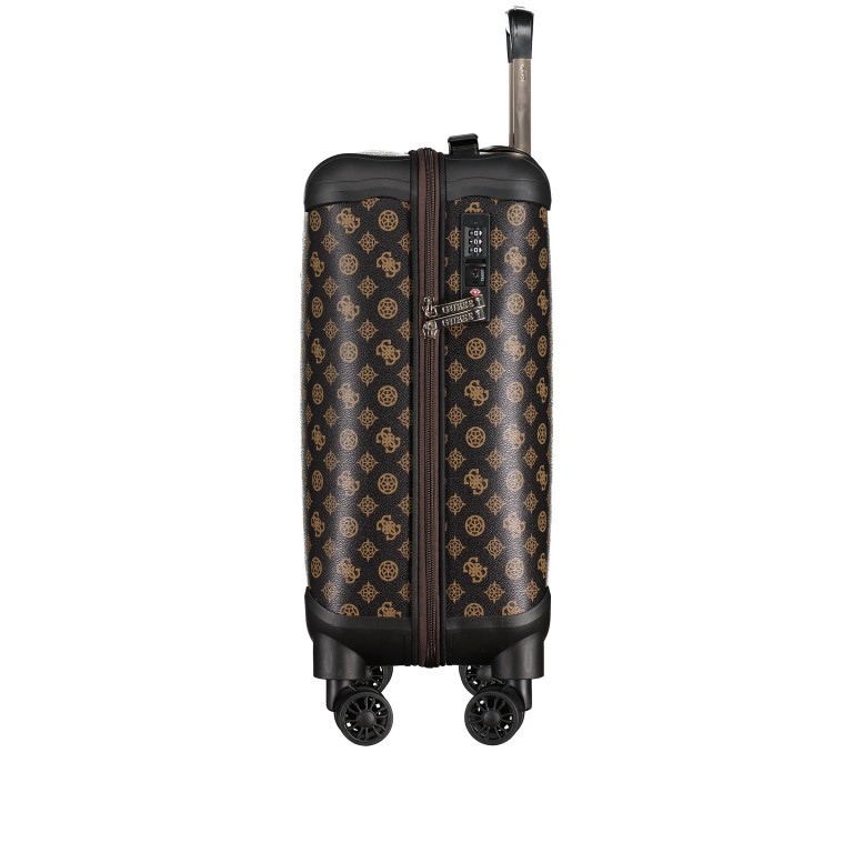 Koffer Wilder Travel 4G-Logo Peony Größe 53 cm Brown, Farbe: braun, Marke: Guess, EAN: 0190231725336, Abmessungen in cm: 31.5x53x22, Bild 3 von 10