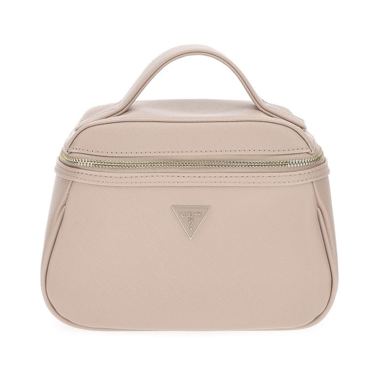 Kosmetikkoffer Saffiano Logo S Rosewood, Farbe: rosa/pink, Marke: Guess, EAN: 7622336958638, Abmessungen in cm: 22x16x10.5, Bild 1 von 4