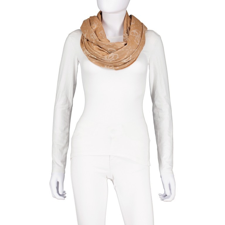 Schal Latte Logo, Farbe: beige, Marke: Guess, EAN: 7622336910803, Bild 2 von 3