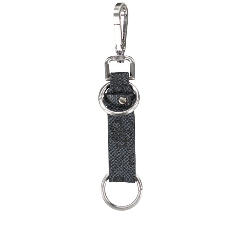 Schlüsselanhänger Vezzola Black, Farbe: schwarz, Marke: Guess, EAN: 7621701202352, Abmessungen in cm: 3.5x16.5x1.5, Bild 2 von 2