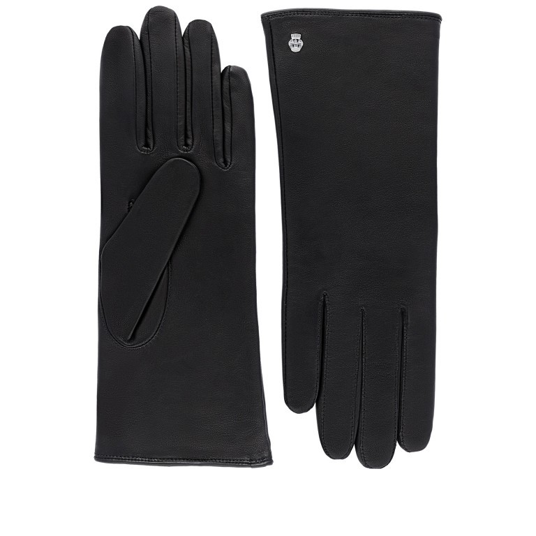 Handschuhe Hamburg Damen Leder Wollfutter Größe 6,5 Black, Farbe: schwarz, Marke: Roeckl, EAN: 4003661187864, Bild 1 von 1
