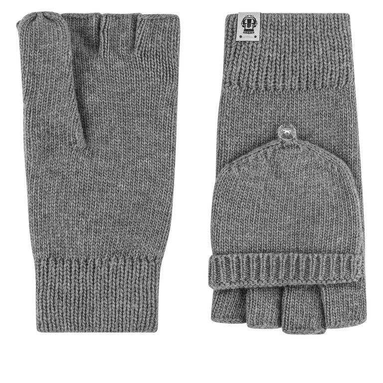 Handschuhe Essentials mit Kapuze Größe 7,5 Silvergrey, Farbe: grau, Marke: Roeckl, EAN: 4053071003032, Bild 1 von 1