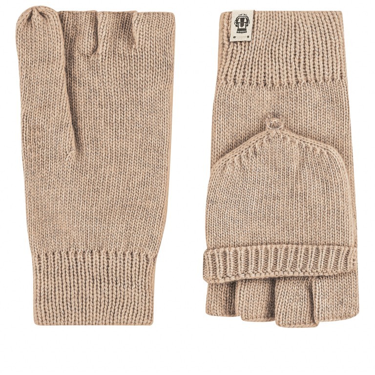 Handschuhe Essentials mit Kapuze Größe 7,5 Cashmere, Farbe: beige, Marke: Roeckl, EAN: 4053071003070, Bild 1 von 1