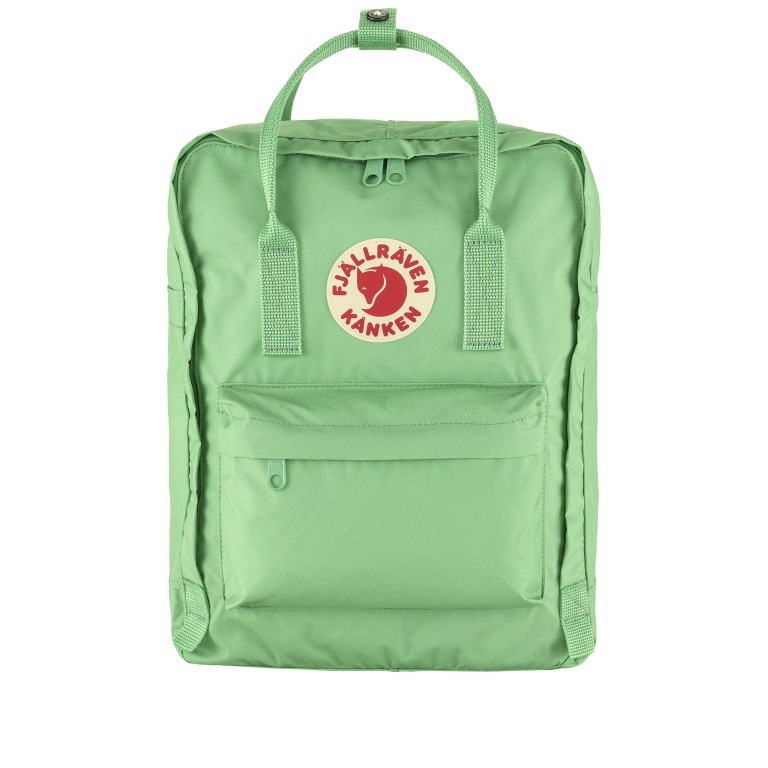 Rucksack Kånken Apple Mint, Farbe: grün/oliv, Marke: Fjällräven, EAN: 7323450925437, Abmessungen in cm: 27x38x13, Bild 1 von 15