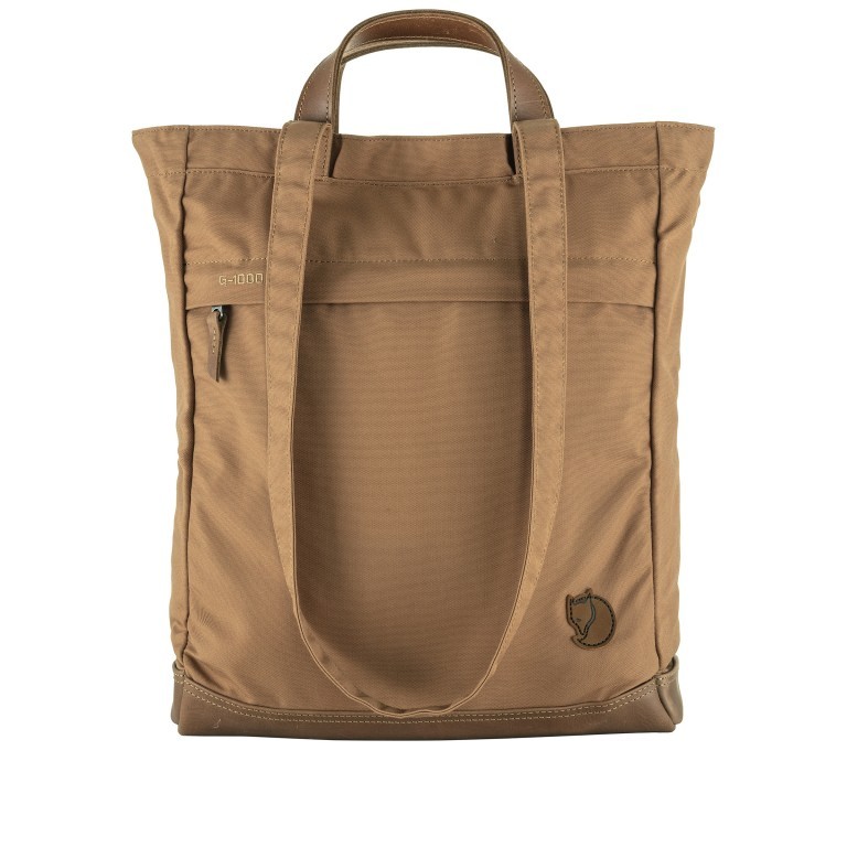 Tasche Totepack No. 2 Khaki Dust, Farbe: braun, Marke: Fjällräven, EAN: 7323450927141, Abmessungen in cm: 33x42x12, Bild 1 von 4