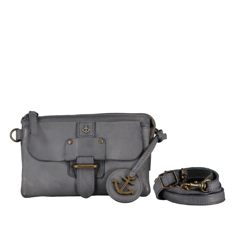 Umhängetasche / Gürteltasche Anchor-Love Luna B3.5643 Dolphin Grey, Farbe: grau, Marke: Harbour 2nd, EAN: 4046478067486, Abmessungen in cm: 19x12x6, Bild 1 von 7