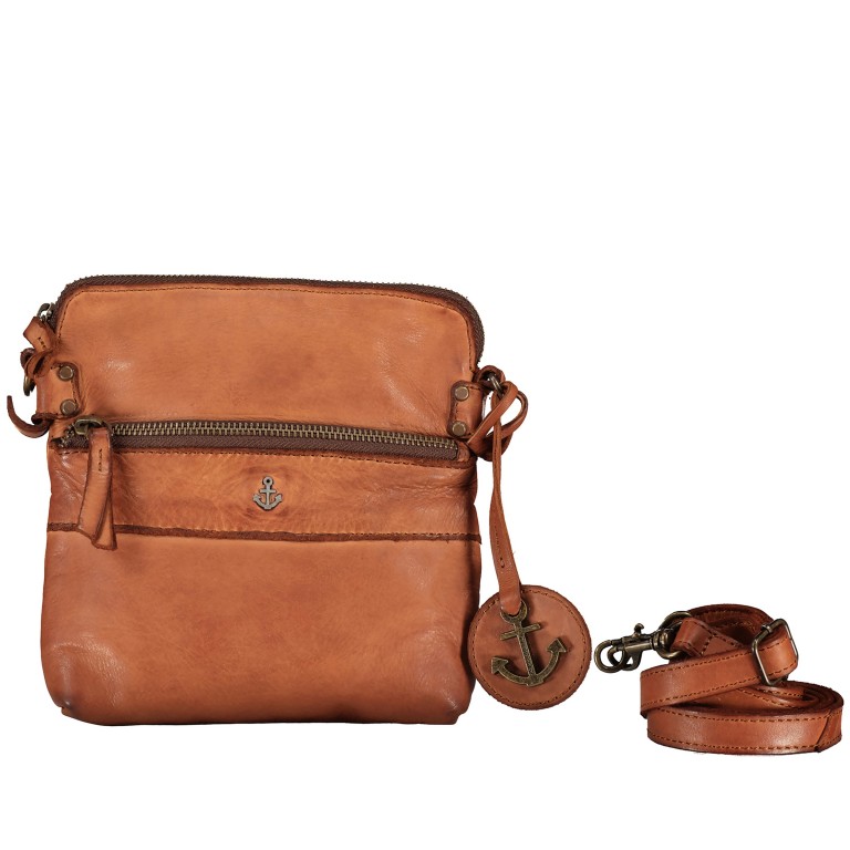 Umhängetasche Anchor-Love Taliza 2 B3-5775-2 Charming Cognac, Farbe: cognac, Marke: Harbour 2nd, EAN: 4046478067509, Abmessungen in cm: 20.5x20.5x1.5, Bild 1 von 6