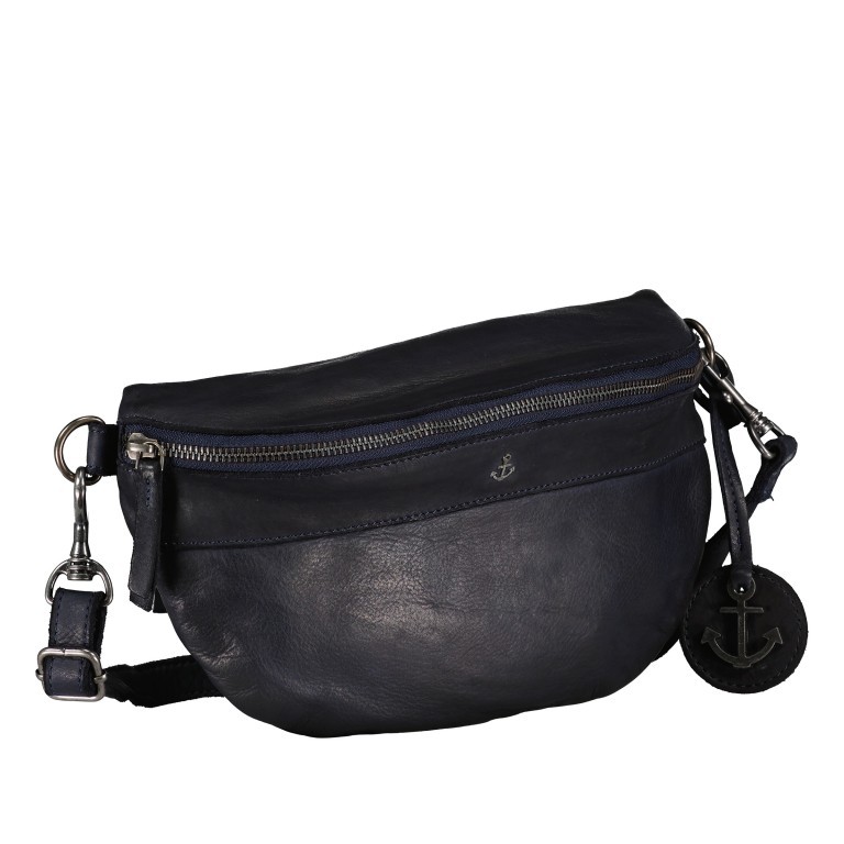 Gürteltasche / Umhängetasche Anchor-Love Jutta AL-11964 Midnight Navy, Farbe: blau/petrol, Marke: Harbour 2nd, EAN: 4046478069916, Abmessungen in cm: 26.5x18x8.5, Bild 2 von 6