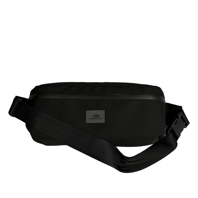 Gürteltasche Fred mit RFID-Schutz Schwarz, Farbe: schwarz, Marke: Freibeutler, EAN: 4260429393145, Abmessungen in cm: 32x12x7, Bild 1 von 6