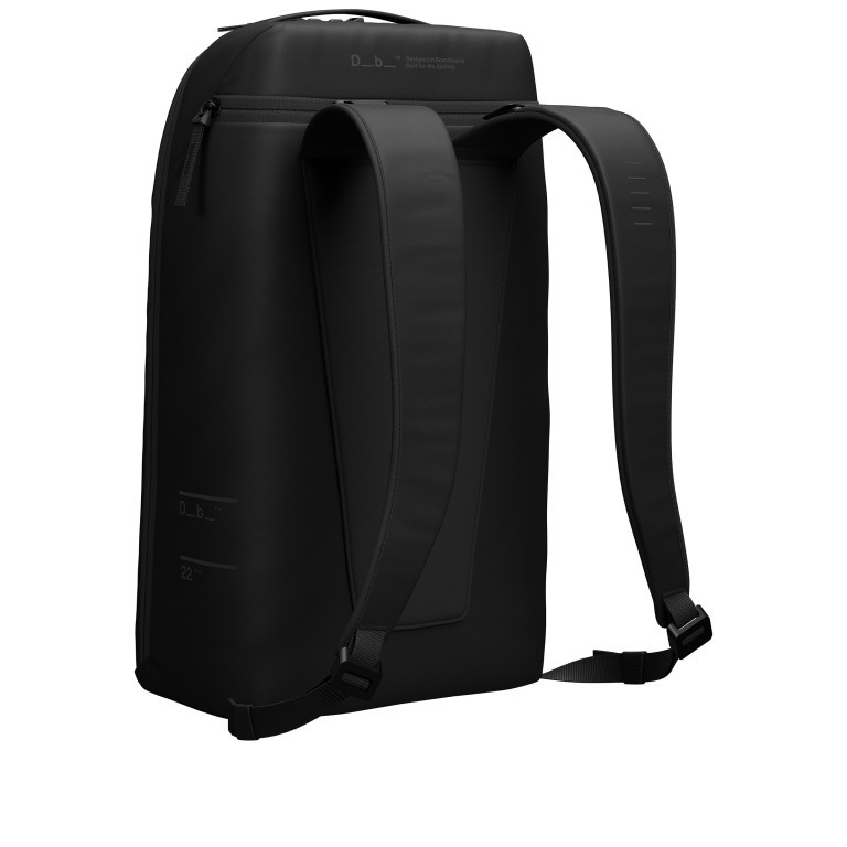 Rucksack Freya Volumen 22 Liter Black Out, Farbe: schwarz, Marke: Db Journey, EAN: 7071313600433, Abmessungen in cm: 26.6x45x20, Bild 4 von 8