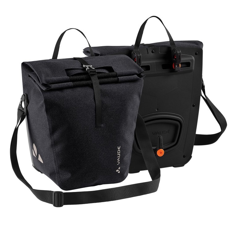 Fahrradtasche Made in Germany ReCycle Back Paar Black, Farbe: schwarz, Marke: Vaude, EAN: 4062218267213, Abmessungen in cm: 35x36x21, Bild 1 von 8