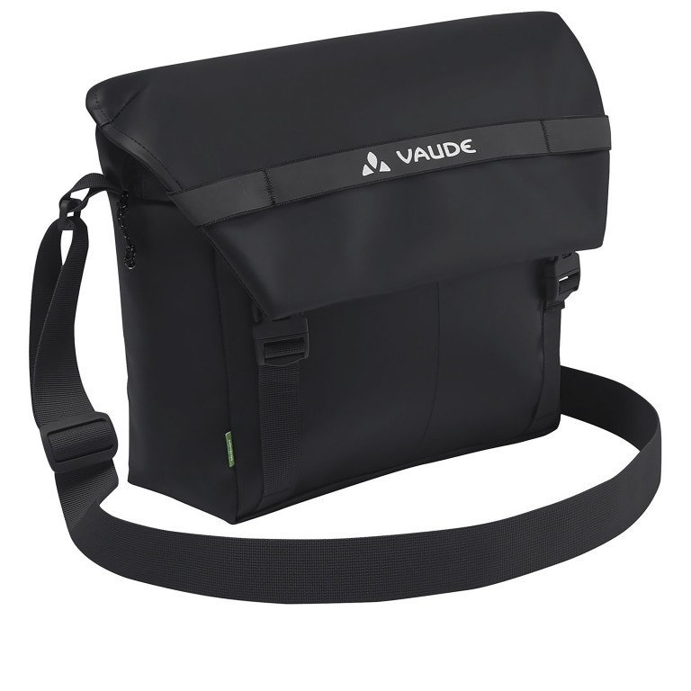 Kuriertasche Mineo Messenger Bag Black, Farbe: schwarz, Marke: Vaude, EAN: 4062218380868, Abmessungen in cm: 30x24x10, Bild 1 von 3