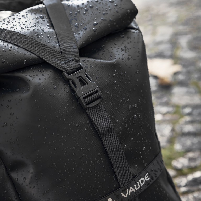 Rucksack Mineo Daypack mit Rollverschluss Volumen 23 Liter Black, Farbe: schwarz, Marke: Vaude, EAN: 4062218380707, Abmessungen in cm: 32x47x12.5, Bild 6 von 6