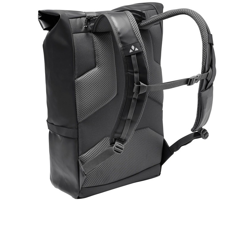 Rucksack Mineo Daypack mit Rollverschluss Volumen 23 Liter Black, Farbe: schwarz, Marke: Vaude, EAN: 4062218380707, Abmessungen in cm: 32x47x12.5, Bild 3 von 6