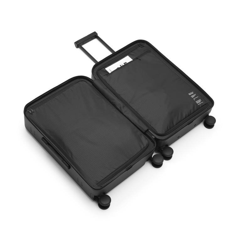 Koffer Ramverk Check-in Luggage Medium Black Out, Farbe: schwarz, Marke: Db Journey, EAN: 7071313600204, Abmessungen in cm: 42x67.5x28.5, Bild 4 von 9