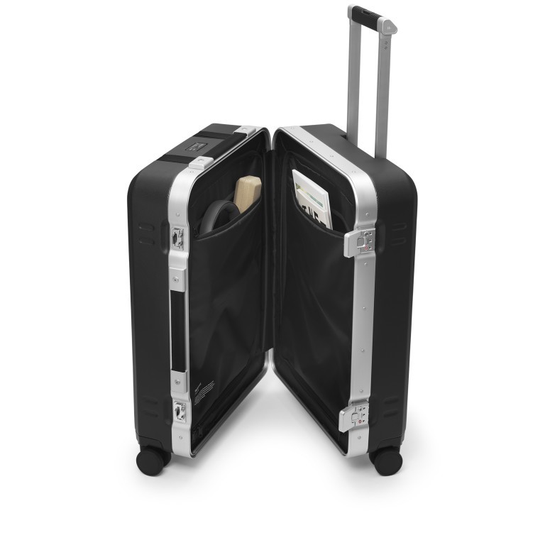 Koffer Ramverk Pro Check-in Luggage Medium Silver, Farbe: metallic, Marke: Db Journey, EAN: 7090027939172, Abmessungen in cm: 46.5x67.5x28, Bild 4 von 10