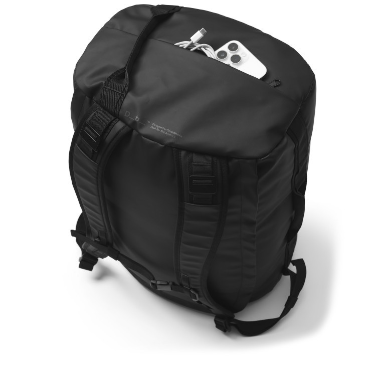 Reisetasche / Rucksack Roamer Duffle Volumen 40 Liter Black Out, Farbe: schwarz, Marke: Db Journey, EAN: 7071313601027, Bild 9 von 11