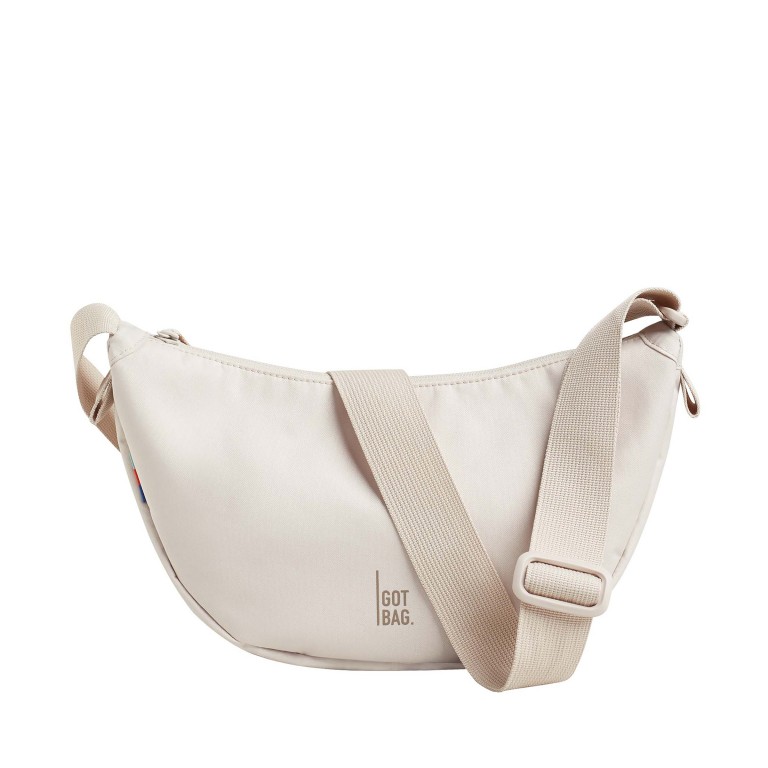 Umhängetasche Moon Bag Small Soft Shell, Farbe: beige, Marke: Got Bag, EAN: 4260483884900, Abmessungen in cm: 32x18x9, Bild 1 von 8