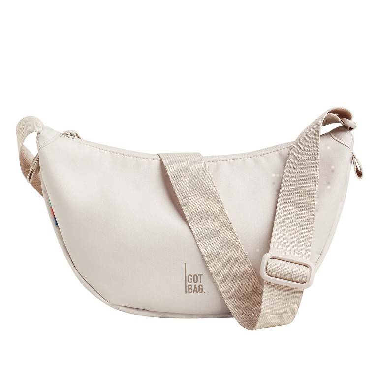 Umhängetasche Moon Bag Small Soft Shell, Farbe: beige, Marke: Got Bag, EAN: 4260483884900, Abmessungen in cm: 32x18x9, Bild 1 von 8