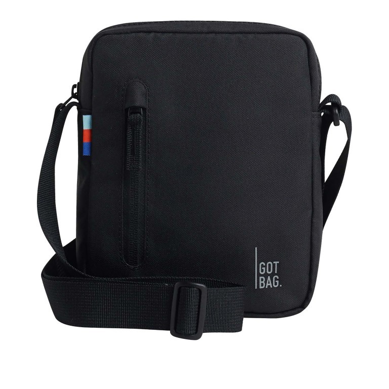 Umhängetasche Pusher Bag Black, Farbe: schwarz, Marke: Got Bag, EAN: 4260483885617, Abmessungen in cm: 15x20x5, Bild 1 von 7