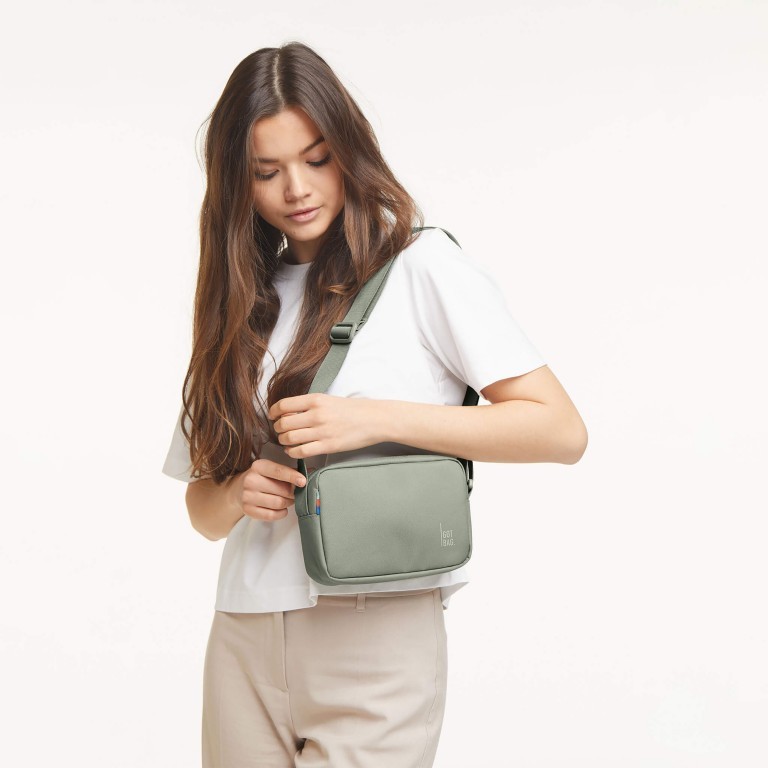 Umhängetasche Crossbody Bag Bass, Farbe: grün/oliv, Marke: Got Bag, EAN: 4260483886409, Abmessungen in cm: 20x14x7, Bild 5 von 7