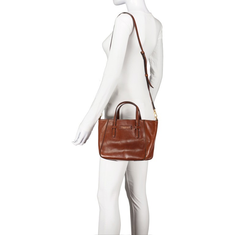 Handtasche Diana mit Schulterriemen Marrone, Farbe: cognac, Marke: The Bridge, EAN: 8033748534997, Abmessungen in cm: 31x19x10.5, Bild 5 von 7