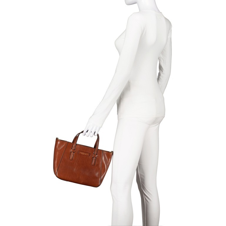 Handtasche Diana mit Schulterriemen Marrone, Farbe: cognac, Marke: The Bridge, EAN: 8033748534997, Abmessungen in cm: 31x19x10.5, Bild 4 von 7