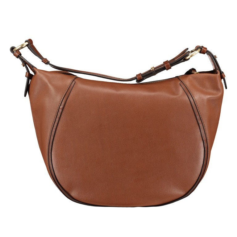 Beuteltasche Domitilla Hobo Marrone, Farbe: cognac, Marke: The Bridge, EAN: 8033748535994, Abmessungen in cm: 41x31x9.5, Bild 3 von 6