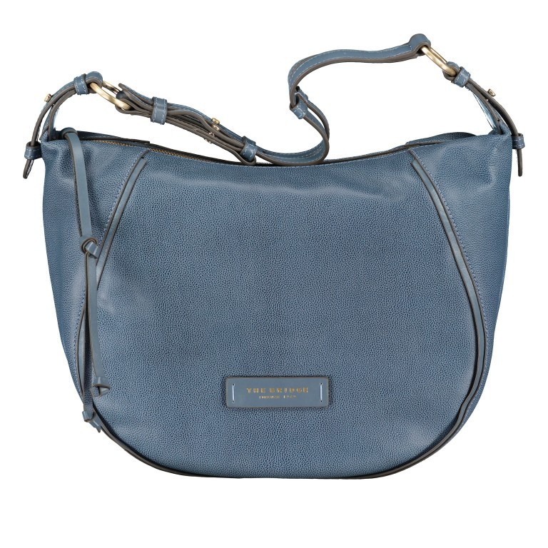 Beuteltasche Domitilla Hobo Ceruleo, Farbe: blau/petrol, Marke: The Bridge, EAN: 8033748535963, Abmessungen in cm: 41x31x9.5, Bild 1 von 6