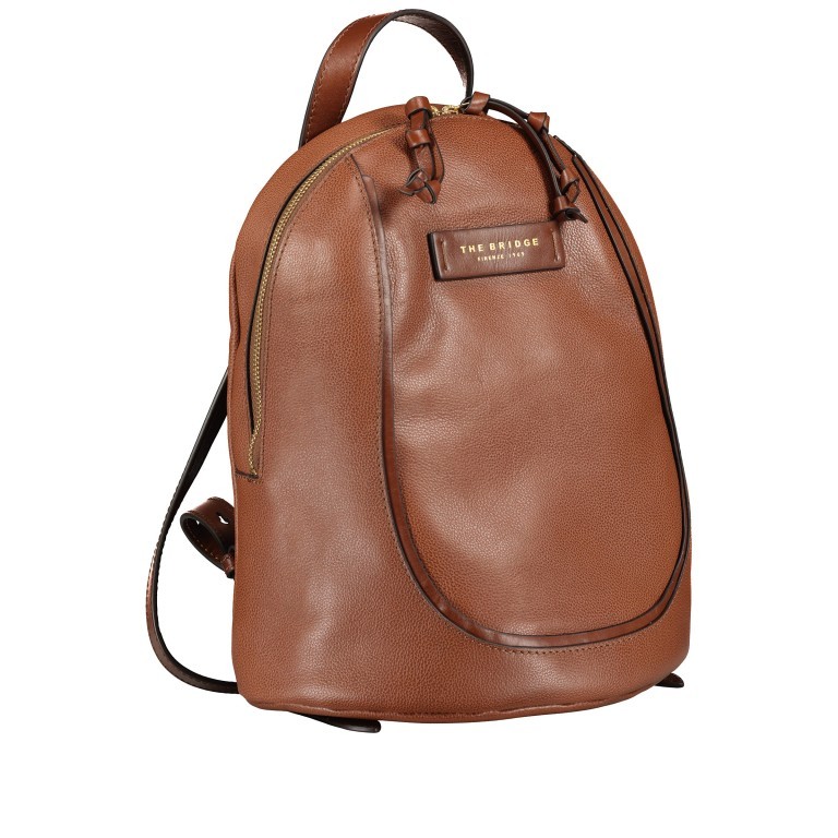 Rucksack Domitilla Marrone, Farbe: cognac, Marke: The Bridge, EAN: 8033748536243, Abmessungen in cm: 26x33x15, Bild 2 von 7